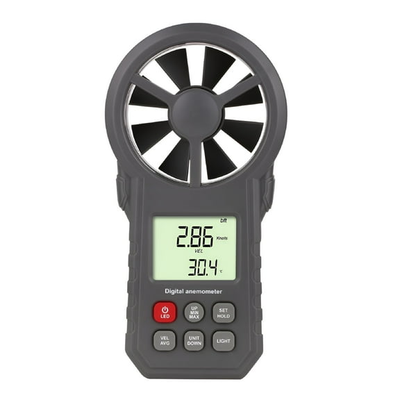 GJX Digital Anemometer Barometer Handheld Anemometer, Wind Speed Meter for Wind Speed/Temperature with Wind Chill & Relative