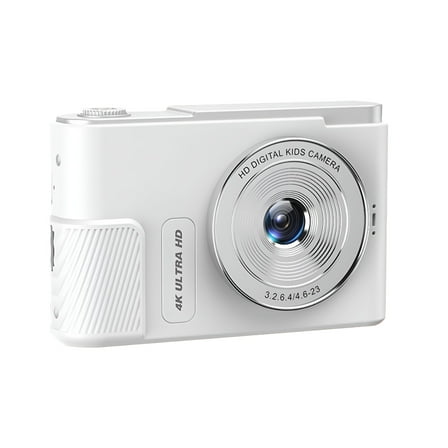 GJX Digital Camera 4K Mini Camera for Photography, Vlogging Camera with 40MP, 2.4 Inch LCD Screen, 8X Digital Zoom, Double Front and Rear Continuous Shooting, Compact Video Camera