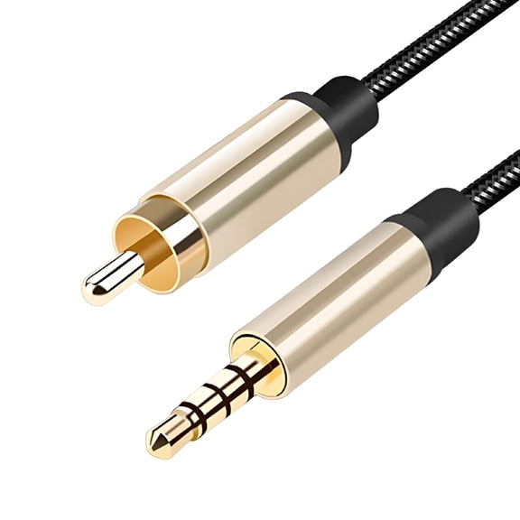 GJX Digital Coaxial Audio Video Cable HDTV Stereo Spdif Rca To 3.5mm Male Jack Plug Line for TV Amplifier