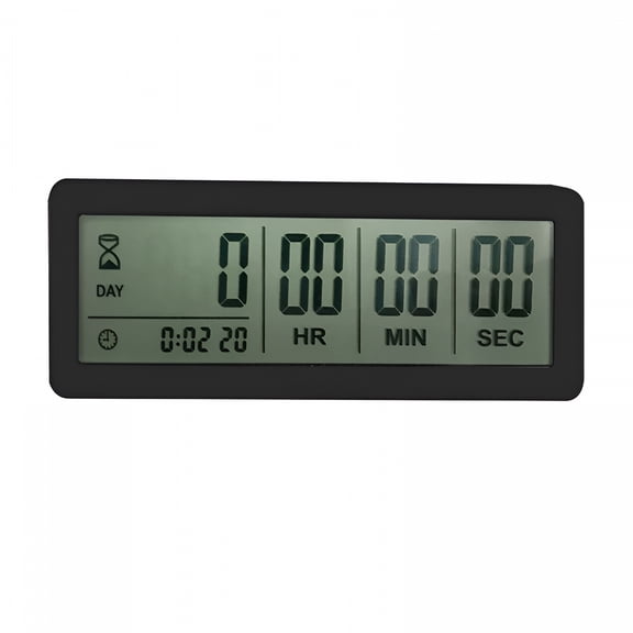 GJX Digital Countdown Days Timers Big Days Count Down Clock Abs 2 Colors Choose for Vacation Retirement Wedding