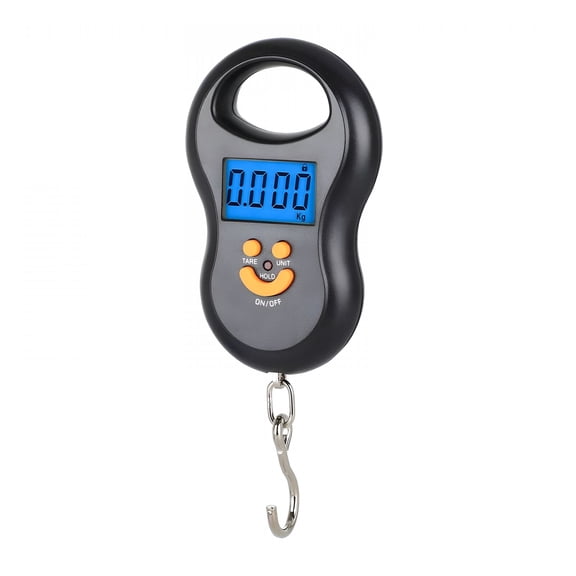 GJX Digital Fish Scale Postal Hanging Hook Luggage Weight LCD Mini Portable 110 lb Spare Part travel scale luggage weight
