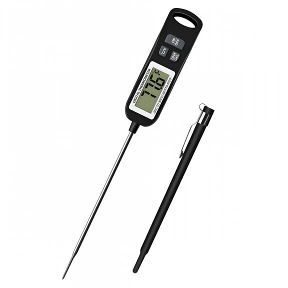GJX Digital Food Thermometer,Instant Read Meat Thermometer with Long Probe,For Cooking Bread Baking Liquids Candy Kitchen Bbq