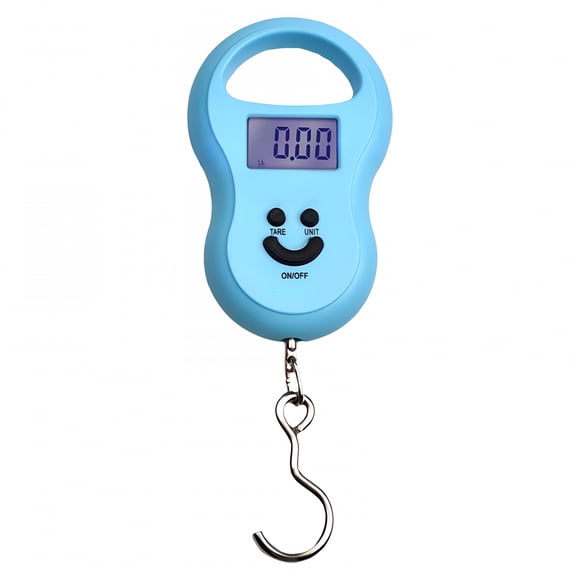 GJX Digital Hanging Scale 50kg Portable Fish Scale Waterproof Crane Scale with Backlit LCD for Luggage Hunting Farm Heavy Duty Weight Measurement