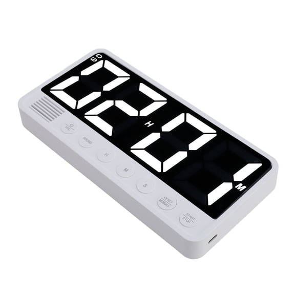 GJX Digital Magnetic Kitchen Timer Led Large Screen Magnetic Countdown Countup Timer for Cooking Study Fitness 9.05 X 3.93 Inches / 23 X 10 Cm