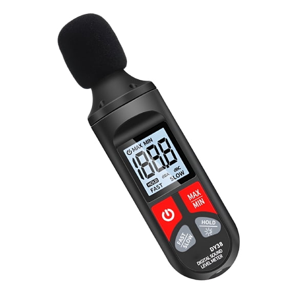 GJX Digital Noise Meter with Accurate Decibel Reading Multifunction Sound Leveling Meter ABS for Industrial Sound Analysis