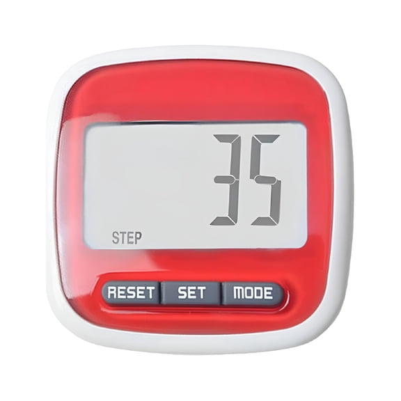 GJX Digital Pedometer For Walking Step Counter with Clip For Elderly Large L4S2