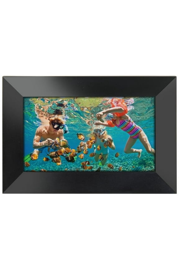 Digital Photo Frame,Black,Electronic Picture Frame Slideshow,Picture Frame Speaker