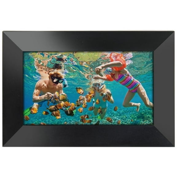 GJX Digital Photo Frame,Black,Electronic Picture Frame Slideshow,Picture Frame Speaker