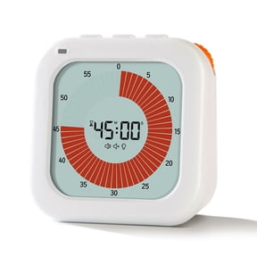 GJX Digital Timer Rechargeable Visual Timer with Magnetic Backing Stand for Kitchen Learning Management and Time Tracking (5.12 Inches / 13.00 Cm) Magnetic Kitchen Timer