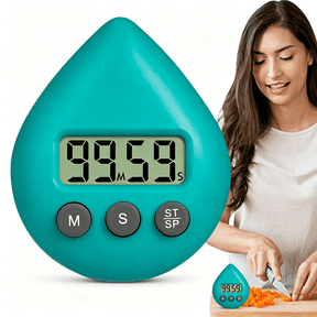 GJX Digital Timer - Waterproof Shower Timer, Convenient Portable Timing Tool | Features Suction Cup and Lcd Display, Ideal for School Learning, Kitchen Cooking, Working, and Shower Use