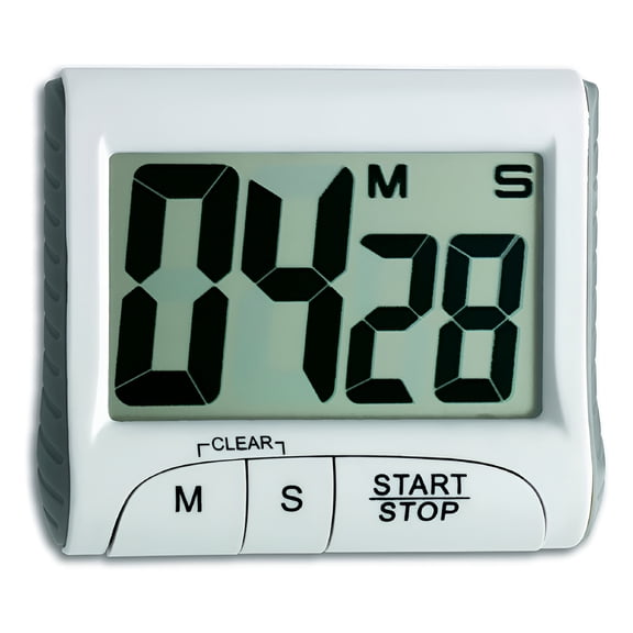 GJX Display Kitchen Timer Magnetic Back Loud Alarm On A Rope Cooking Timers For Kitchen Teachers Students Games Kids Meetings