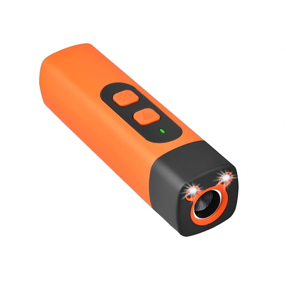 GJX Dog Bark Deterrent Device Ultrasonic Dog Barking Silencer Anti-Barking Controller No More Barks Dog Training Tool for Aggressive Dogs (Orange) Bark Deterrent Device
