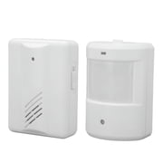 GJX Driveway Alarm,Motion Sensor Alarm 100m Range Extra Loud Chimes Home Security Alarm System with 1 Receiver 1 Infrared Sensor Protect Indoor/Outdoor