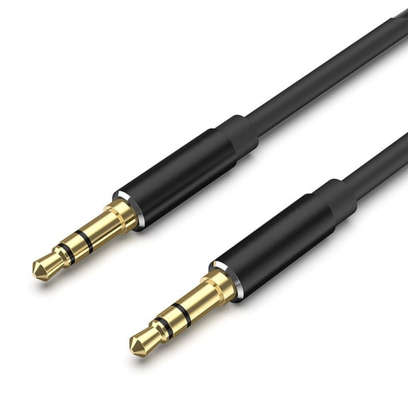 GJX Dual 1/4 Inch Ts to Dual 1/4 Inch Ts Stereo Interconnect Insert Cable, Pvc Jacket Gold-Plated Plug Double Shielding Cable, High-Quality 1/4 to 1/4 Audio Cable 3.3 Feet