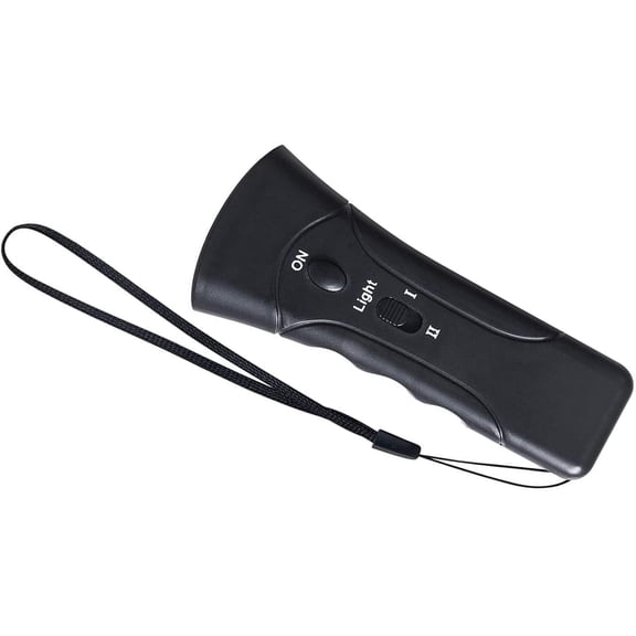 GJX Dual Sensor Anti Barking Device Dog Training Device Stop Barking Ultrasonic Dog Barking Control Devices with 9v Battery