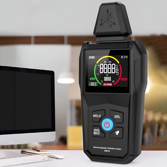 GJX EMF Meter Electromagnetic Radiation Detector for Measuring Radioactivity