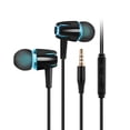 thumbnail image 1 of GJX Ear Buds Immersive Sound Wireless Earbuds Ultra-Comfy Ear Cushions Headphones Wireless Black+Blue, 1 of 4