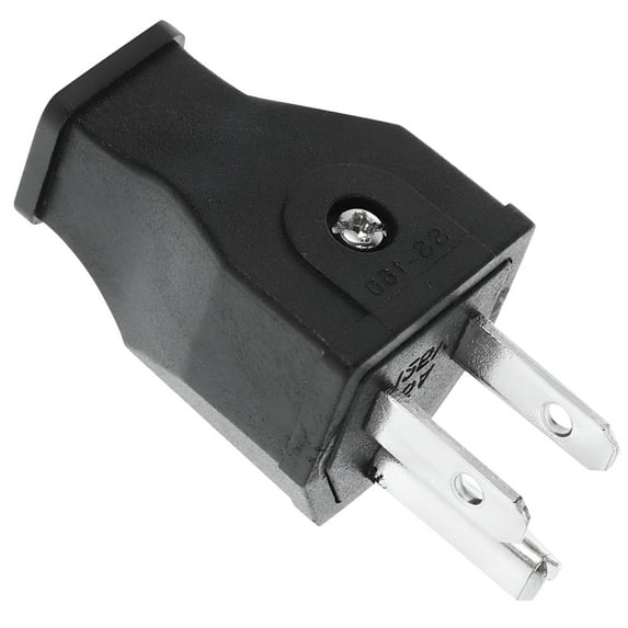 GJX Electric Plug Male Plug End Replacement 15A/125V Rotatable Plug (US Plug)