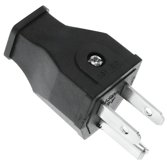 GJX Electric Plug Male Plug End Replacement 15A/125V Rotatable Plug (US Plug)