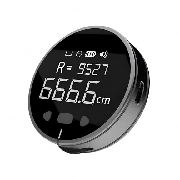 GJX Electronic Digital Tape Measure Ruler Rechargeable LCD Display Measuring Tools
