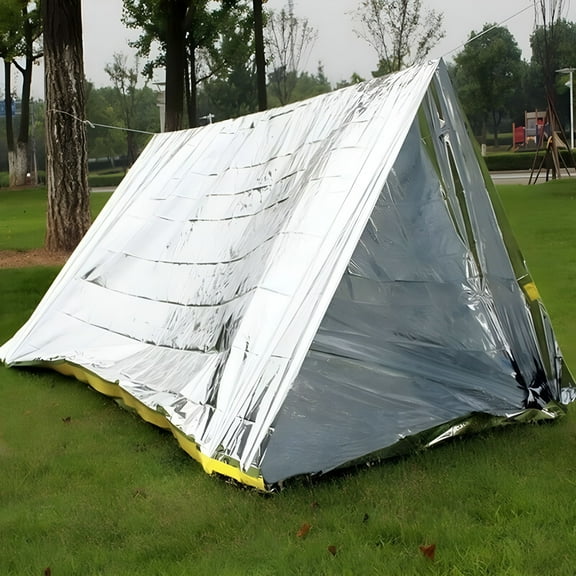 GJX Emergency Solar Blanket Survival Safety Insulating Mylar Thermal Heat for Camping,Hiking,First Aid,Outdoor Emergency