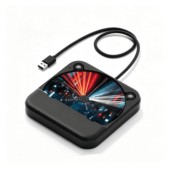 GJX External Portable Cd Player for Car,Plug and Play Car Cd Player with Usb Port Aux Port,Universal Usb Player for Vehicle,Laptop,Tv,Computer,For Android 4.4 and Above Navigation