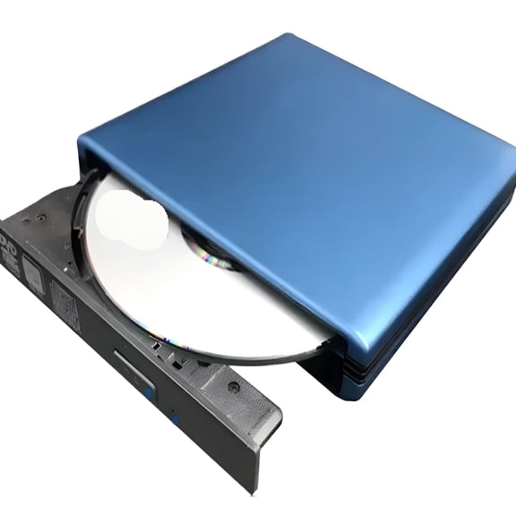 GJX External USB 3.0 4K Blu-Ray Burner, UHD Optical Drive Reader Writer, 3D DVD Player Recorder for PC Laptop, Home Office Media Gaming