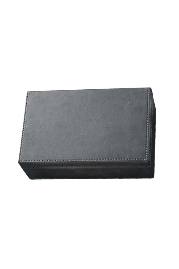 Faraday Box for Car Keys Double Signal Protection Block Rfid Bluetooth Nfc Gps Leather Wood Lid Holds 6 Key Fobs Anti-Theft Security Box for Keyless Cars