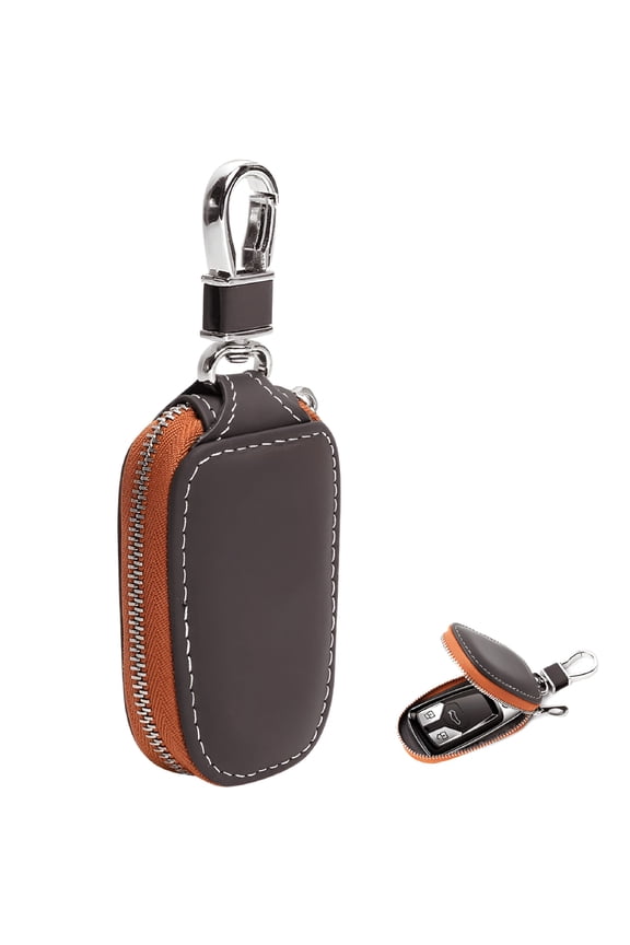 Faraday Key Pouch Fob Protector Signal Blocking PU Leather Anti-Theft Bag