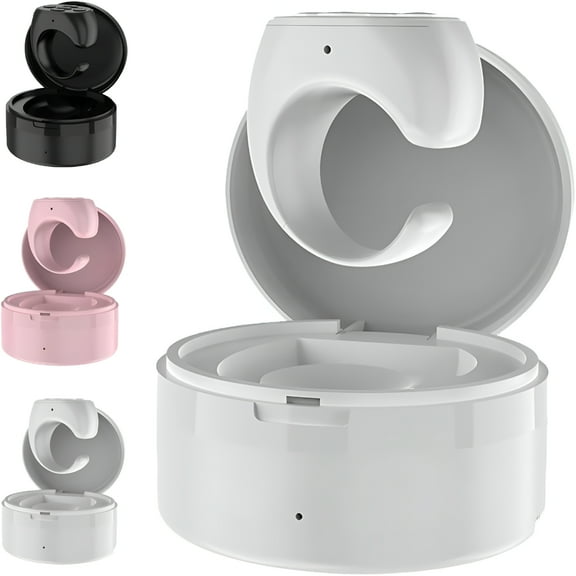 GJX Fingertip Wireless Bluetooth Remote Control, Scrolling Ring for iPhone, Bluetooth Page Turner, Rechargeable Fingertip Camera Remote Scroll Ring for iOS/Android/ (White)