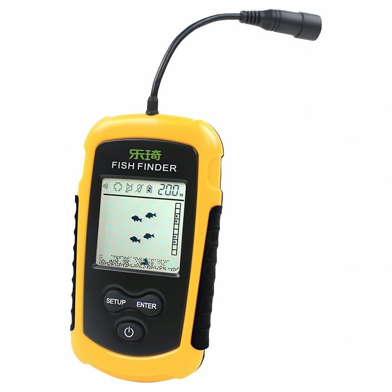 GJX Fish Depth Finder Digital Display Depth Readout Accurate Portable Fish Finder for Boat Fishing - Walmart.com GJX Fish Depth Finder Digital Display Depth Readout Accurate Portable Fish Finder for Boat Fishing - Walmart.com