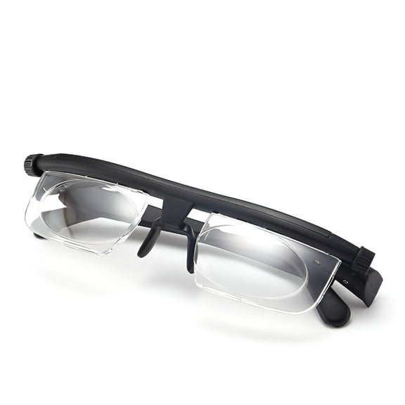 GJX Flexible Focus Adjustable Glasses,Adjustable Dial Vision Reading Eyeglasses Near Far Sight Glasses