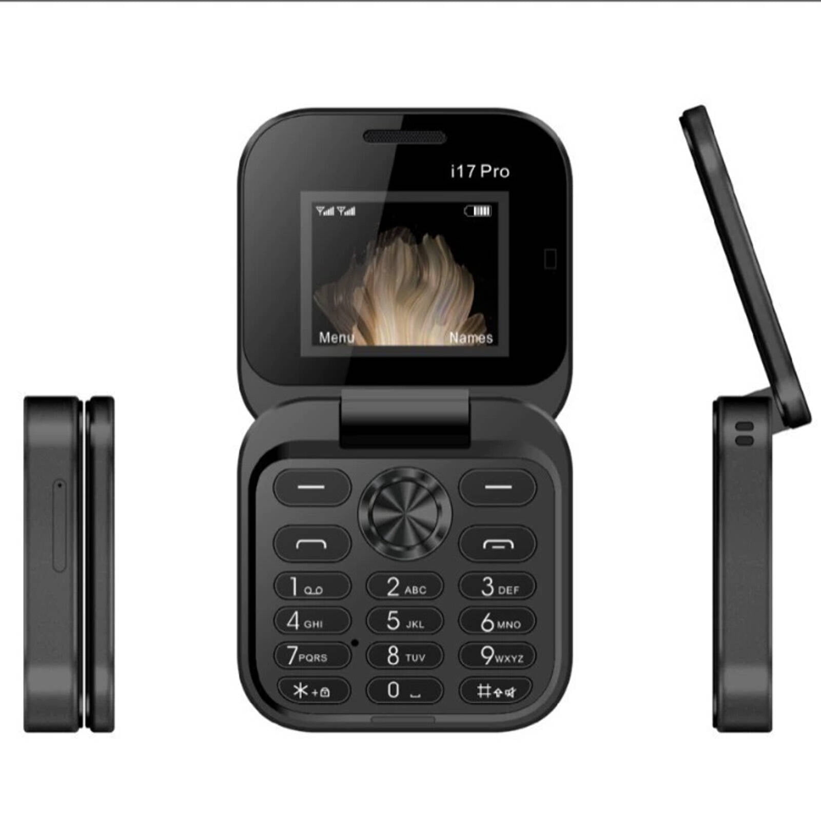 GJX Flip Phone Dual Sim Card Dual Standby Mini Phone Mini