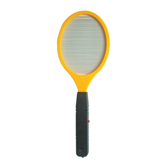 GJX Fly Swatter,Powerful Insect Killer Electric Fly Swatter,Battery Operated Design Safe with Protection Switch Mosquito Zapper,Yellow