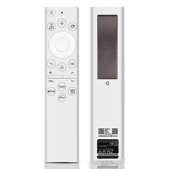 GJX Frame Tv Remote, for 2018-2025 Remote Control for Smart Tv with Voice Control Rechargeable Solar Cell Usb-C, Compatible with Neo Qled, Oled, Crystal Uhd, the Frame