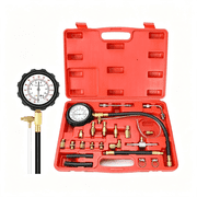 GJX Fuel Pressure Tester Kit 0-140Psi Fuel Injector Injection Pump Pressure Tester Gauge Kit Car Tools Master