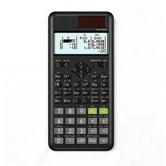 GJX Fx-300Esplus2 Scientific Calculator, Natural Textbook Display, Black Portable Scientific Calculators