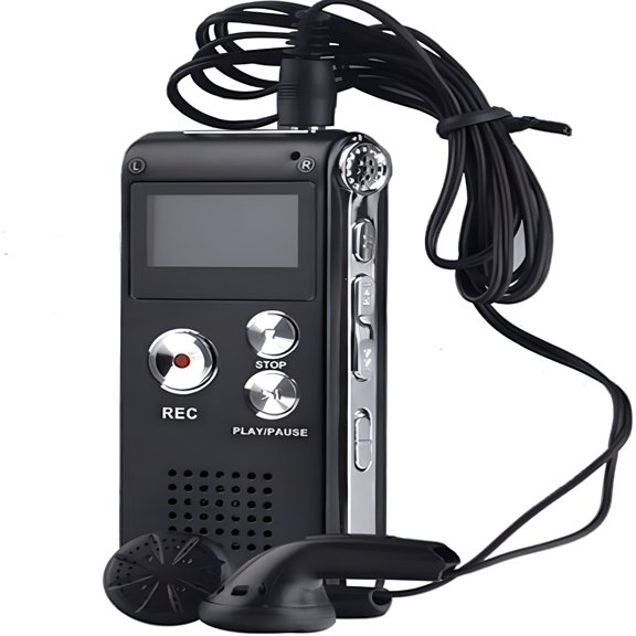 GJX Ghost Hunting Equipment Digital EVP Voice Activated Recorder, 16GB USB Audio Capture Device with PCM Clarity, Long Battery Life for Paranormal Investigation
