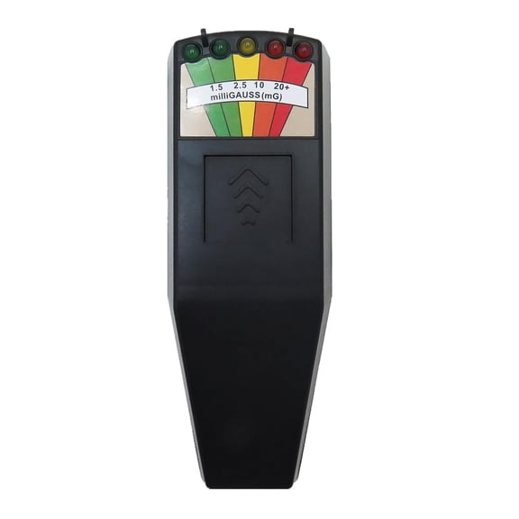 GJX Ghost Hunting Equipment, Handheld 5 Led Emf Reader Magnetic Field Detector | Paranormal Investigation Equipment, Ghost Activity Tracking, 50Hz-20,000Hz Black, Portable, Easy to Operate