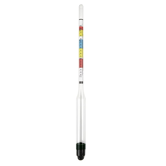 GJX Glass Hydrometer for Home Brewing, Alcohol Meter with