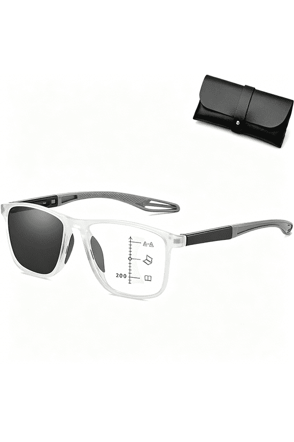 Glasses, Auto Focus Varifocal Glasses, Smart Adaptive Eyewear with Uv & Anti Blue Light Protection (White, 3.5X)
