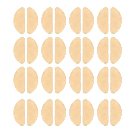 GJX Glasses Nose Pad 18 Pairs Eyeglasses Pads Silicone Mats Soft Shortsighted Silica Gel