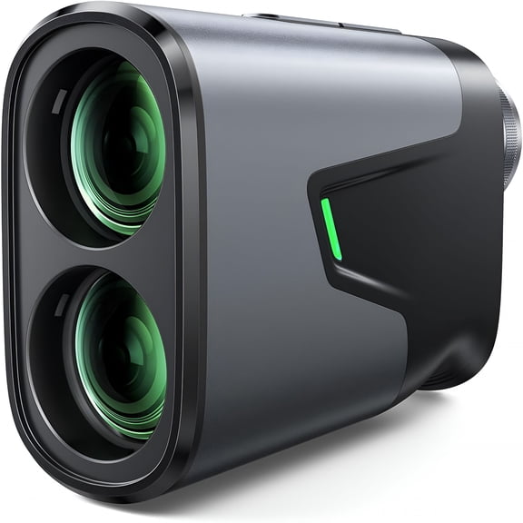 GJX Golf Range Finder with Slope,1200 Yards Golf Rangefinder,Laser Rangefinders with Magnet and Pin Lock Vibration,7X Magnification,Rechargeable Compact Portable Range Finder Golfing