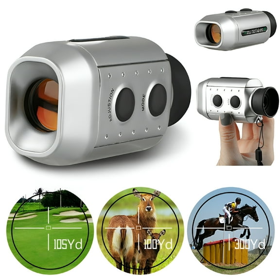 GJX Golf Rangefinder 1000 Yards, 7X Magnification with Slope Function, Laser Distance Meter for Golfing, Hunting, Target Shooting, Outdoor Sports