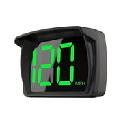 GJX Gps Digital Speedometer for Car Mph,Golf Cart Rechargeable Universal Hud Speed Meter,Head Up Display Car Accessories with Led Large Font,Plug and Play for Car Truck Motor Suv All Vehicles