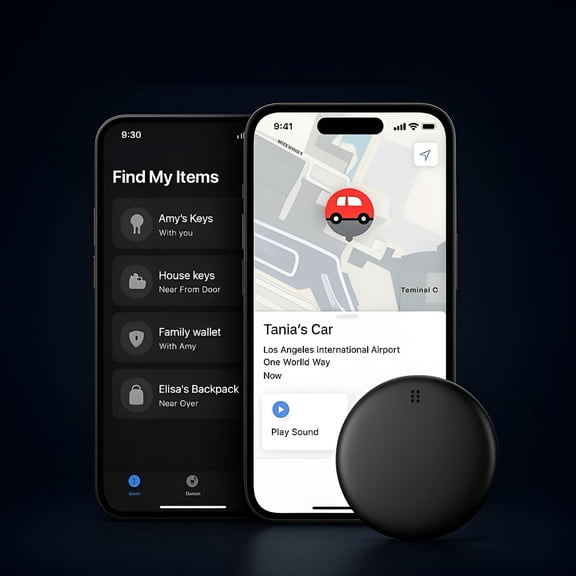 GJX Gps Tracker,Gps Car Tracker,Tracker for Car Real-Time Location Tracker with Magnetic Case,Gps Smart Tracker for Vehicles,Cars,Trucks,Loved Ones (2Pcs Black)