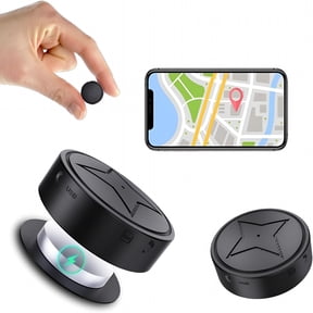 GJX Gps Tracker for Vehicles, No Subscription, Gps Strong Magnetic Vehicle Anti-Lost Tracker, Smallest Locator Real Time, Anti-Theft Micro Gps Tracking Device with Free App, Upgraded Model
