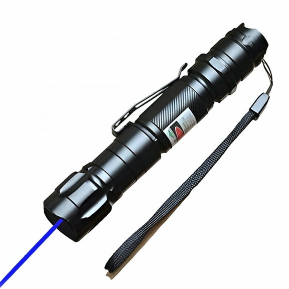 GJX Green Laser Flashlight Pointer, High Power Rechargeable Pen with Adjustable Focus & Star Cap, Long Range Beam for Camping, Astronomy, Presentations