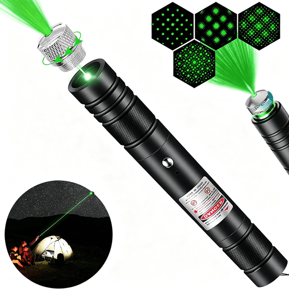 GJX Green Laser Pointer High Power,Lazer Pointer,Rechargeable Green Laser Pointer High Power Lazer Pointers Rechargeable Powerful Strong Lazer Pointer for Presentations Teaching