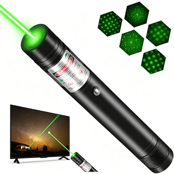 GJX Green Laser Pointer High Power,Long Range Laser Pointe for Astronomy,Outdoors Green Laser Pointer